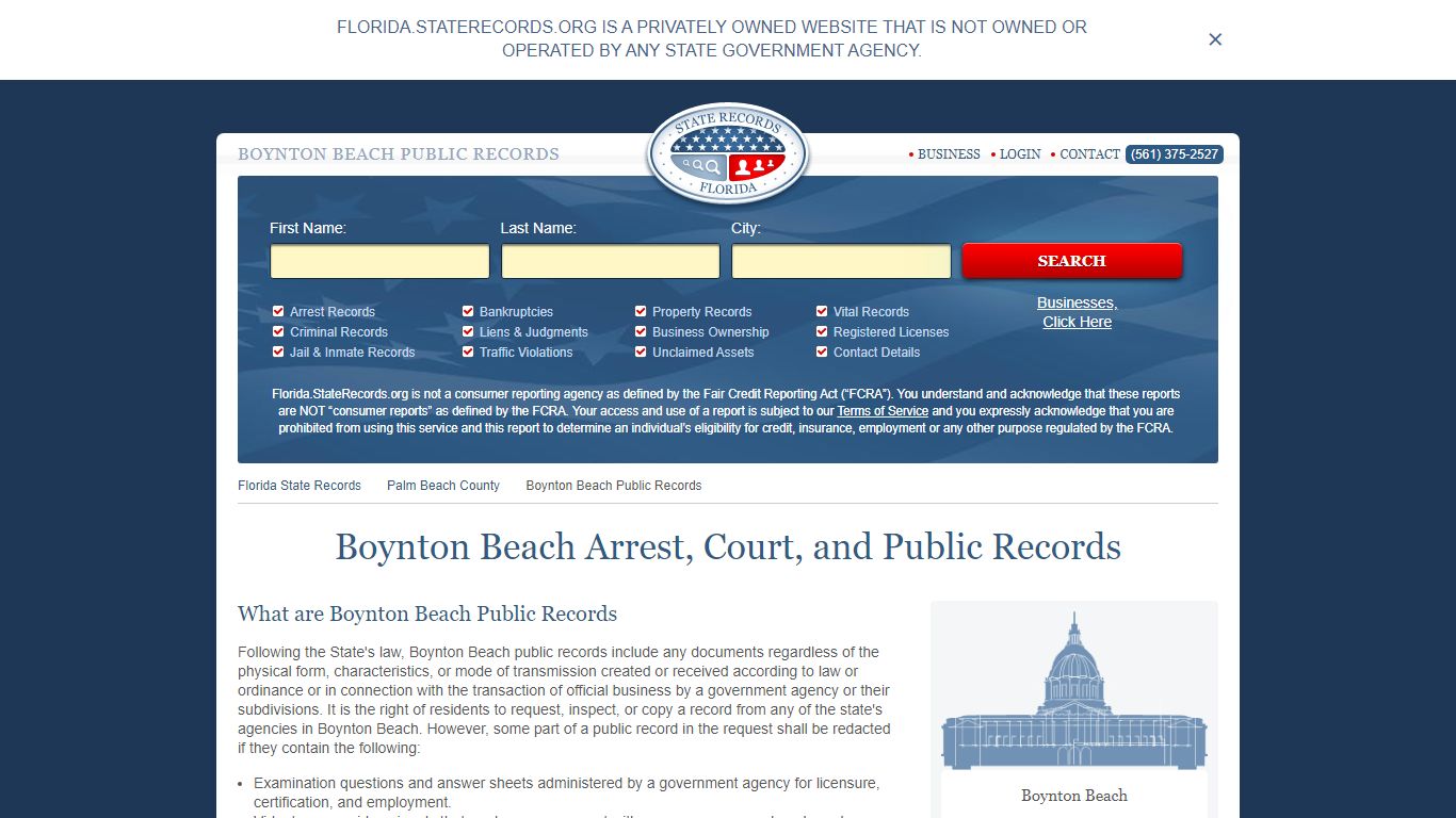 Boynton Beach Public Records - florida.staterecords.org